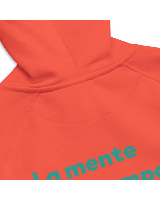 Anchor and Crew Red Burnt Creativity Is The Sport Creative Standard Organic Cotton Hoodie