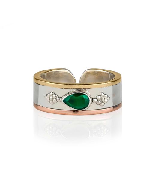 Charlotte's Web Jewellery Green Amara Bliss Midi / Toe Ring