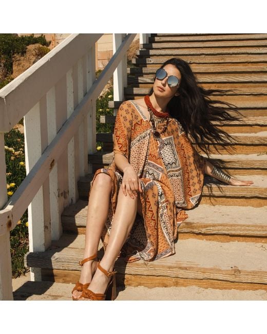Jennafer Grace Metallic Hera Caftan