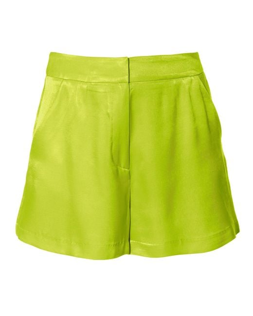 AGGI by HALEWSKI Green Jerry Lime Shorts