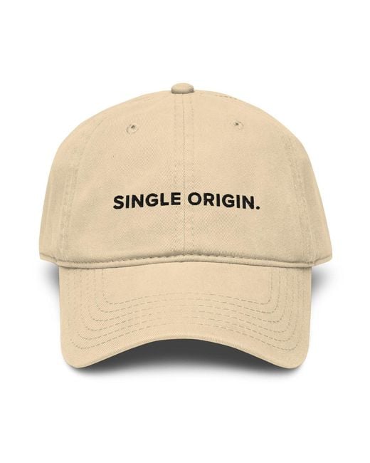 Anchor and Crew Neutrals Natural Gustatory Single Origin. Cotton Embroidered Cap for men