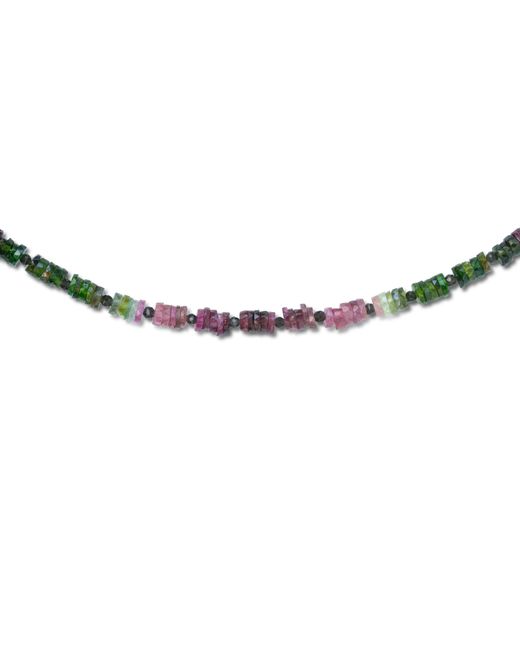 Bombyx House Metallic Tourmaline Heishi Necklace