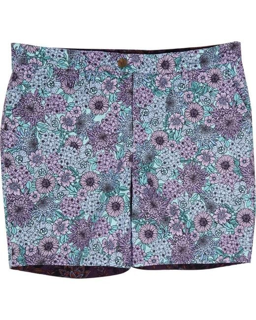 Lords of Harlech Blue John Garden Party Shorts for men