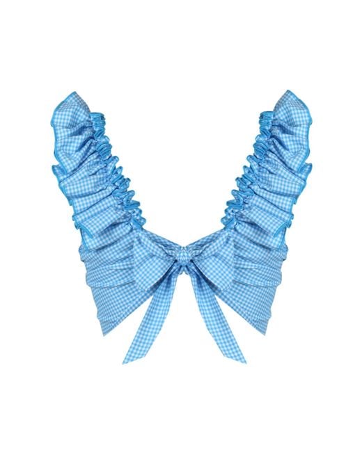 Nur Karaata Blue Lily Top
