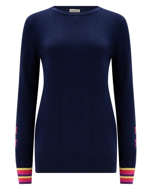 Sugarhill Blue Rita Sweater Star