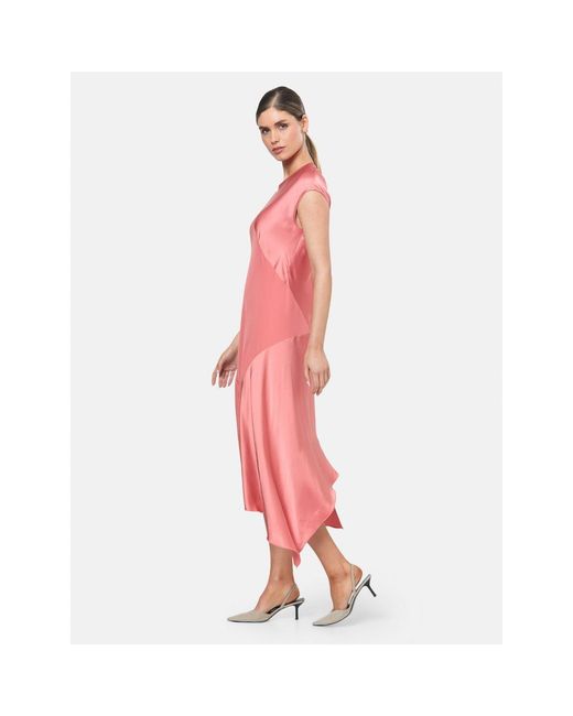 Helen Mcalinden Pink Carmin Coral Rose Dress