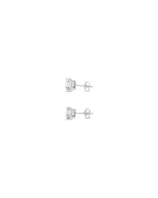 Lutiro White Round Five Mm Studs