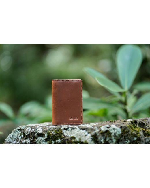 Rōmfrē Brown Kona Minimalist Bifold for men