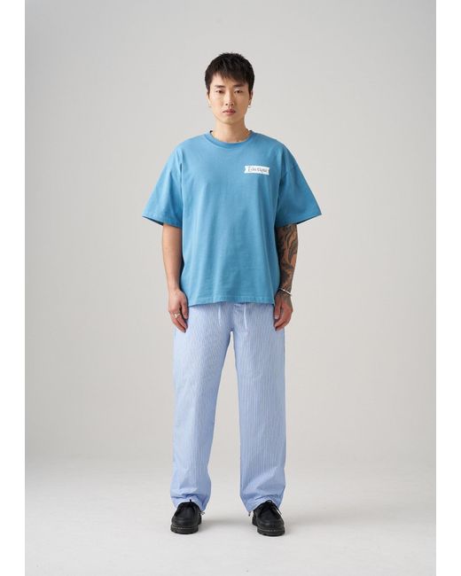 Éclectique Blue Carolina Date Night T-Shirt for men