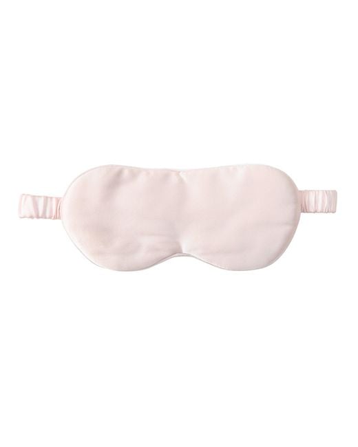 Soft Strokes Silk Pink Pure Mulberry Aviator Style Silk Eye Mask Set Of Two
