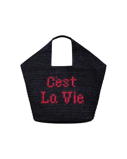 Lilly Loves Blue C'Est La Vie Oversized Beach Bag