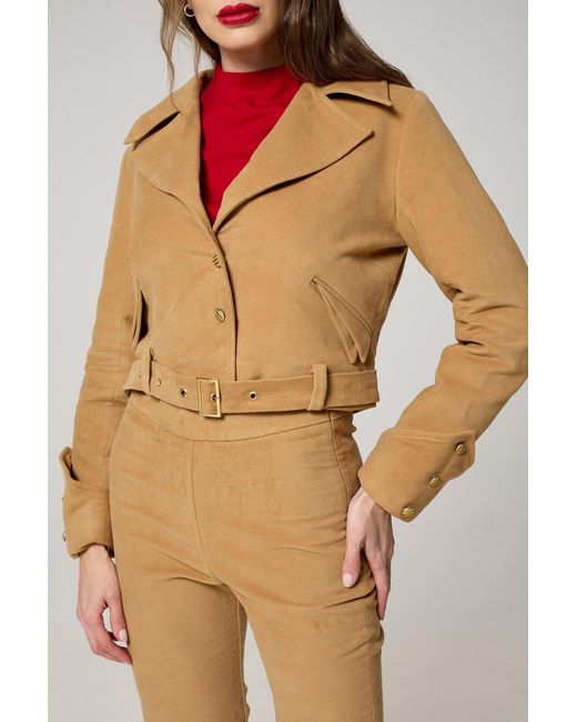 K-Win London Natural Classic Moleskin Jacket