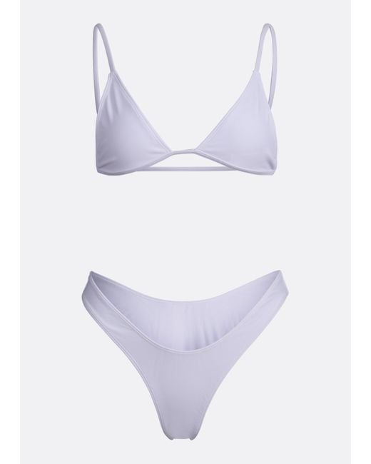 Minimale Animale Purple Wall Street Brief Bikini Bottom