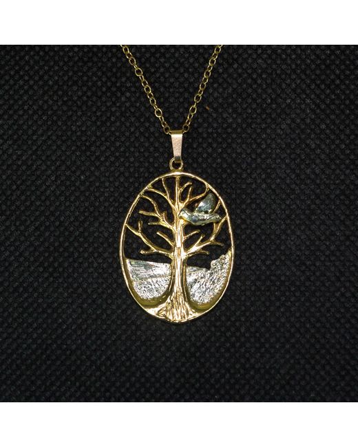 Simon Kemp Jewellers Metallic Tree Of Life Pendant