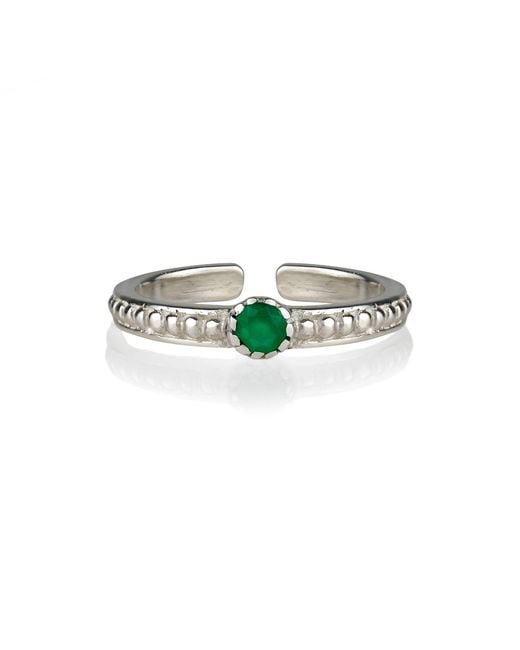 Charlotte's Web Jewellery Green Lalita Midi / Toe Ring