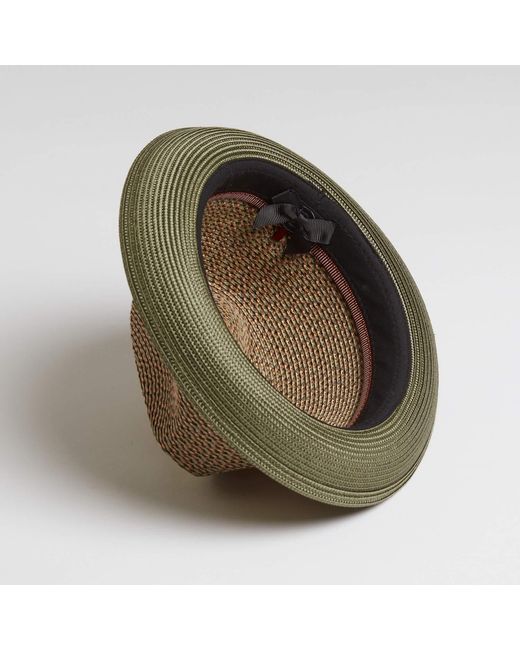Dasmarca Hats Brown Dasmarca Enzo Opal Multi Coloured Summer Trilby Packable Hat For for men