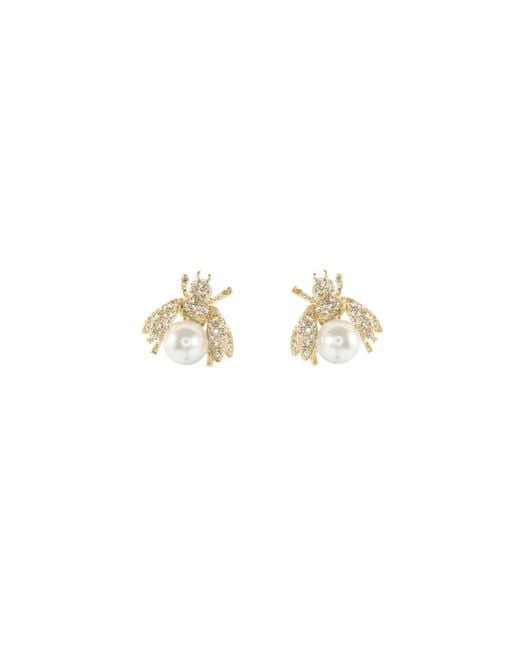 Stephanie Browne Australia Metallic Bumble Bee Earrings