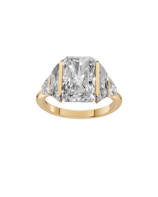 Aya Fine Jewelry Metallic Radiant Cut Lab Diamond Engagement Ring