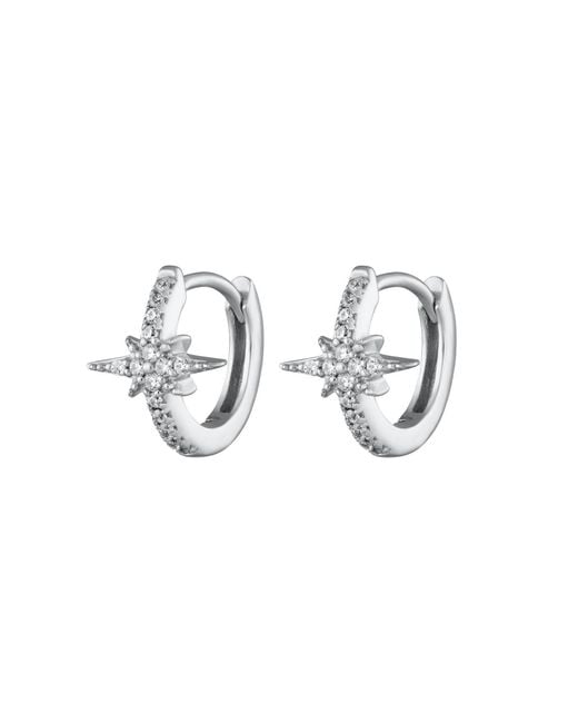 Scream Pretty Metallic Starburst Huggie Earrings