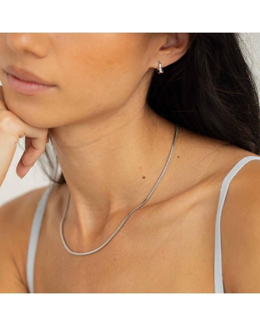 Arctic Fox & Co. Metallic The Box Chain Necklace