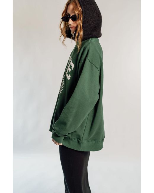 Rave on Trend Green Oversized Rave