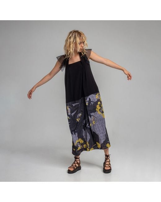 ARTISTA Black Diana Maxi Dress