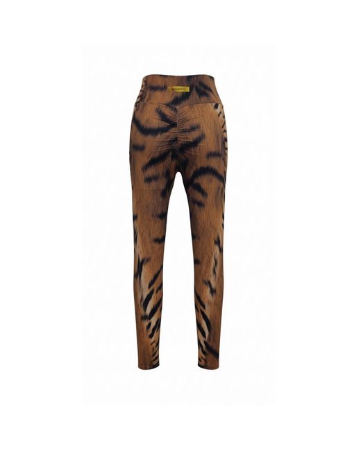 Befitnesslou Brown Legging Tiger Animal Print