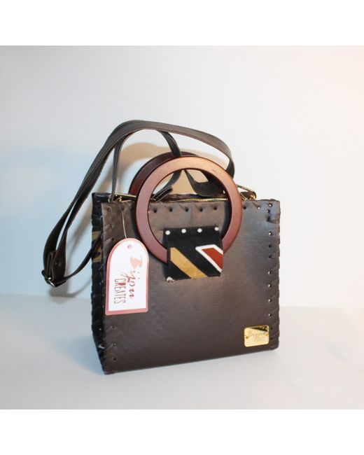 Bijoucreates Black The New Classic – Rich Chocolate Tote Handbag