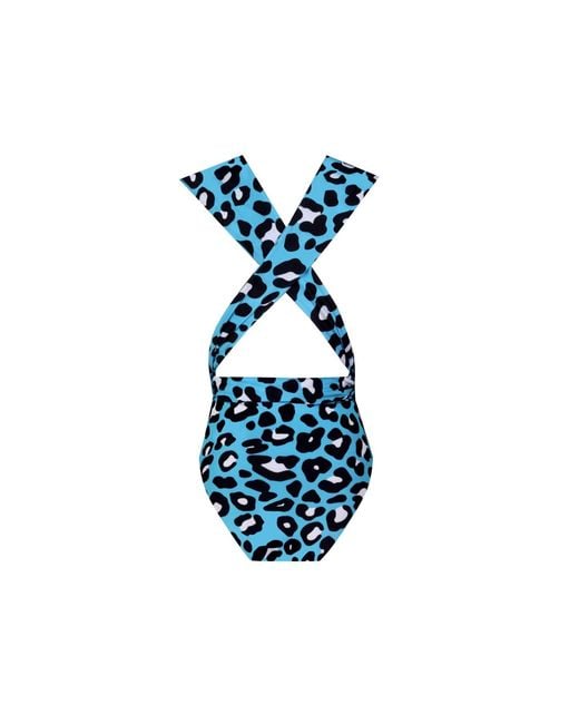 Nur Karaata Blue Leo Swimsuit