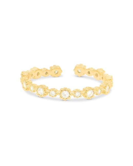 Esterah Metallic Daisy Eternity Ring