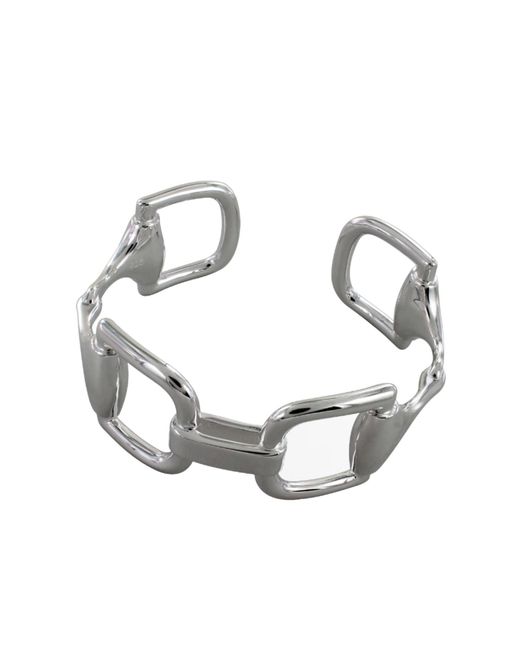 Reeves & Reeves Metallic Supersized Smart Snaffle Cuff Bracelet
