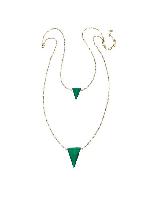 Heather Hawkins Jewelry Green Cosmic Girl Necklace