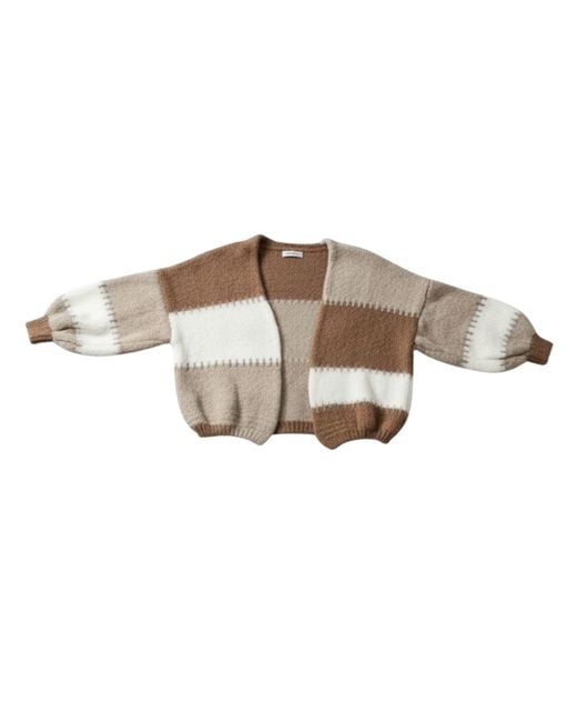 LAtelier London Multicolor Patchwork Wool Cardigan