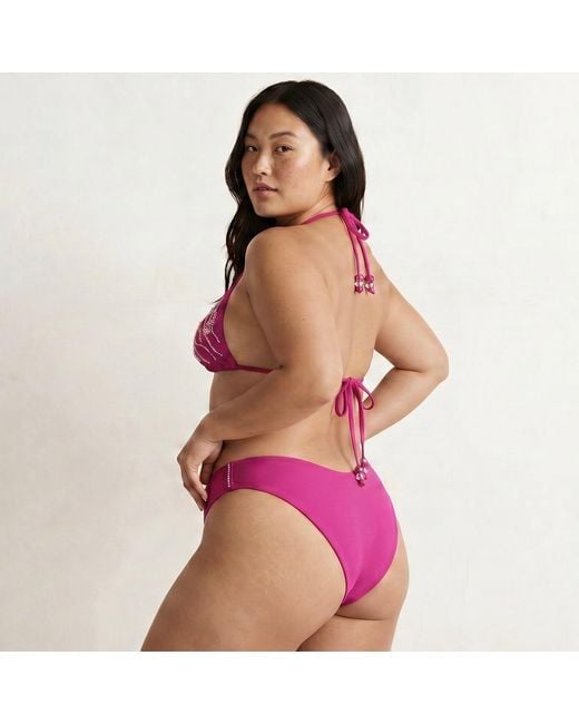 Raw Potential Purple Yara Moderate Bikini Bottoms