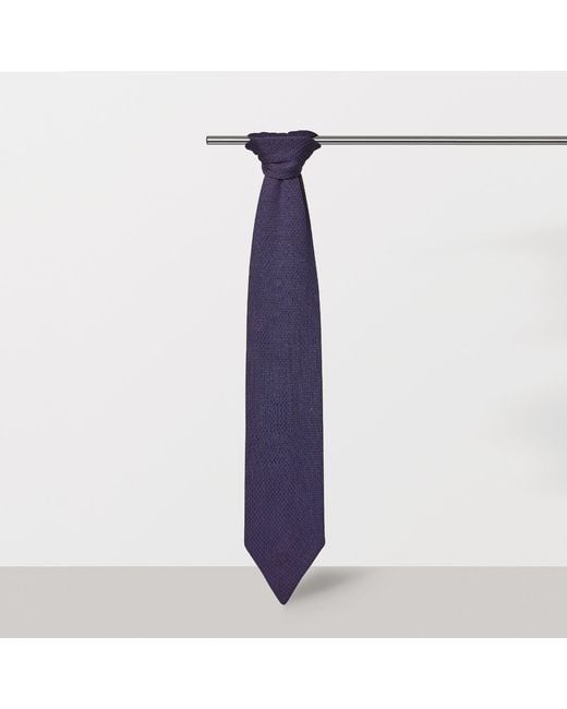 SEREN LONDON Purple Merino Wool & Rpet Eco Scarf for men