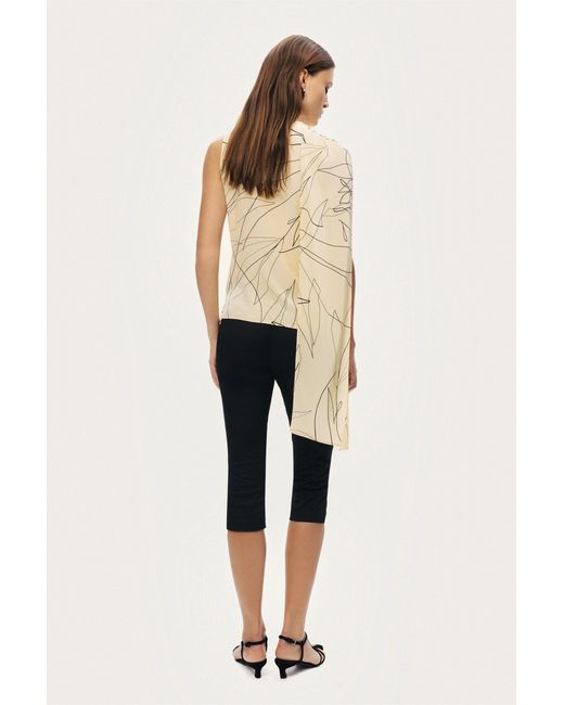 Nocturne Yellow Shawl Detail Blouse