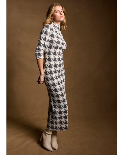 Zetaye White Blaire Sweater Maxi Dress