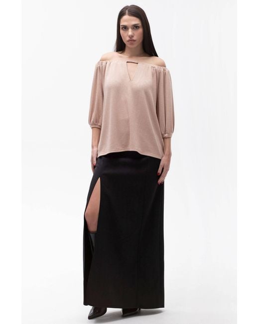 Maison Bogomil Pink Off Shoulder Blouse