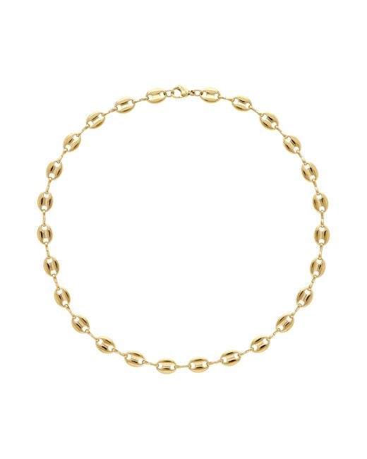 Emma Holland Jewellery Metallic Coffee Bean Chain Necklace