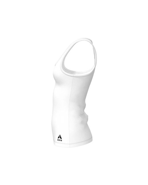 Aora Athletics White Daily Tank Top