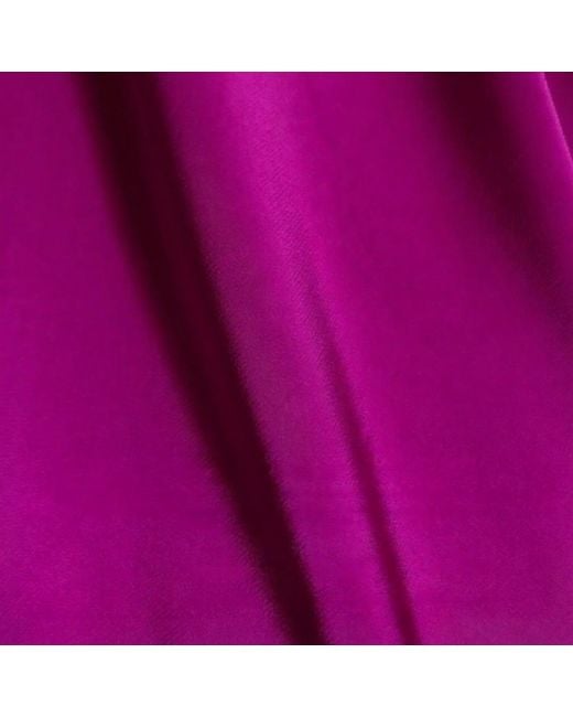 ALINA CERNĂTESCU Purple Segue Vibrant Cocktail Dress With Pockets And Textile Belt