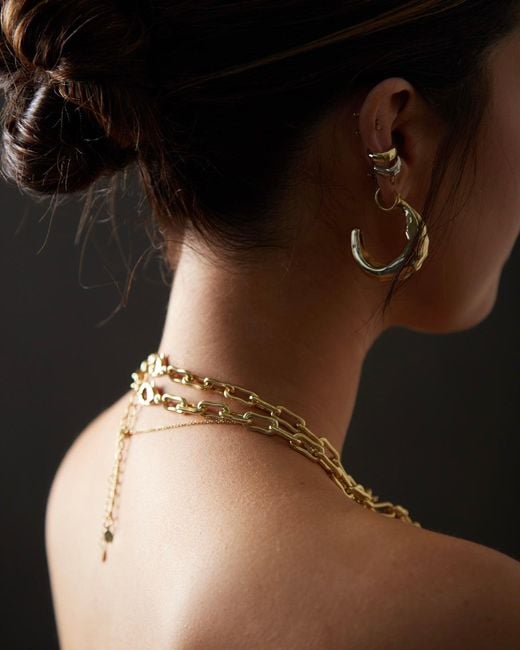 Crystals and Co White Chunky Ear Cuff