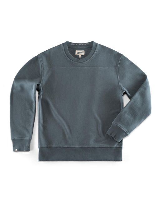 &SONS Trading Co Blue Anderson Cross Neck Sweatshirt Storm for men
