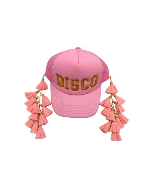 Julia Clancey Pink Disco Luxe Chacha Trucker Cap