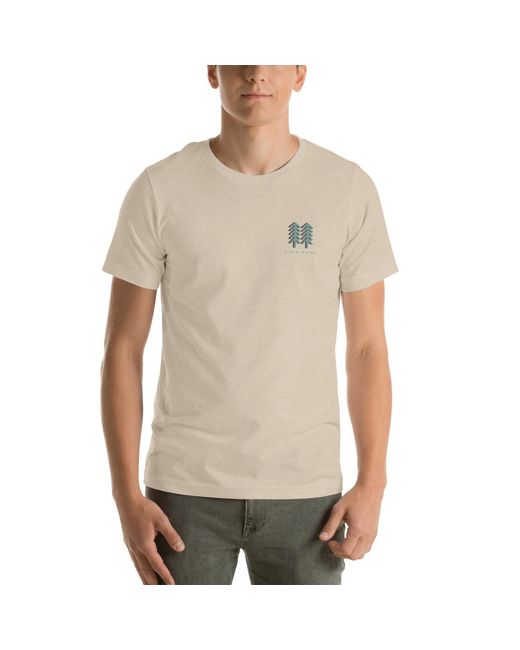 Anchor and Crew Natural Neutrals Desert Dust One Field Notes Organic Cotton T-Shirt for men