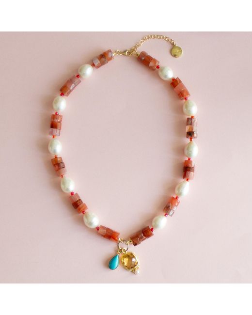 Vintouch Italy Metallic Demetra Necklace