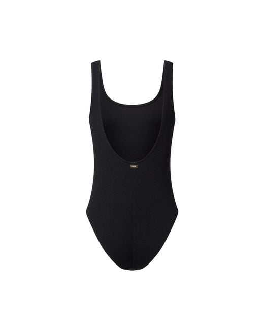 Aqva Swimwear Black Balmins One-Piece Swimsuit