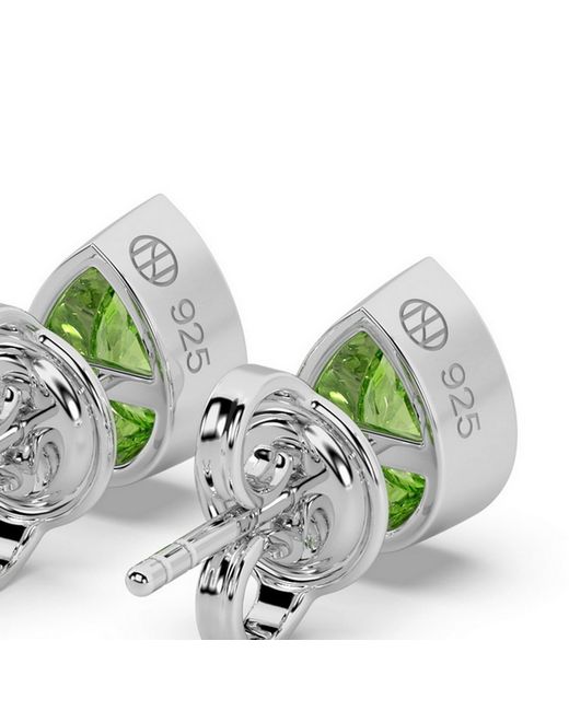 Onia Green Peridot Pear Studs