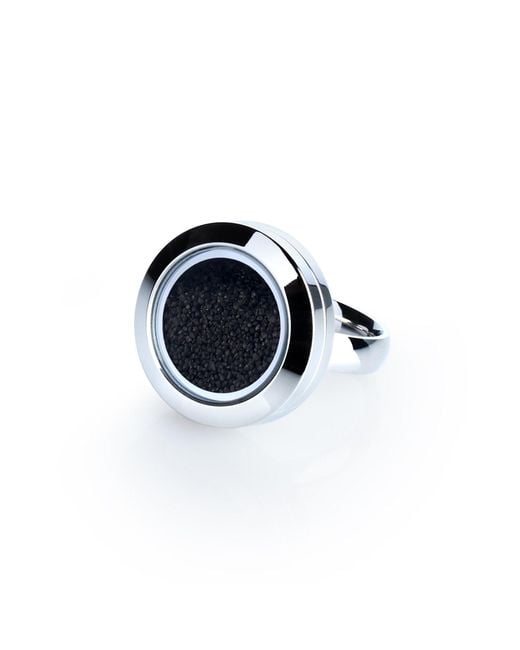 My Little Nature Blue Volcanic Sand Lava Ring – Handmade Statement Jewelry With Deep Meaning