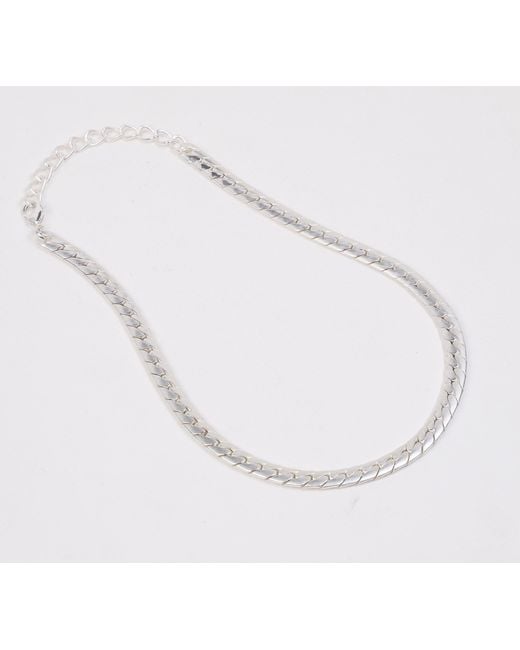 Lila Rasa White Snake Chain Small